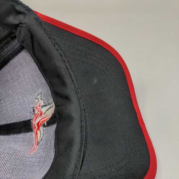 Australia Kangaroo Strapback Hat Black One Size Embroidered 6 Panel - Picture 8 of 10